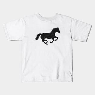 Double horse mustang Kids T-Shirt